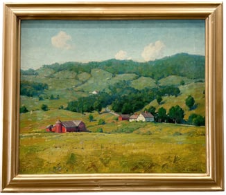 MINOR STORY JAMESON (1873-1955, American) Impressionist Vermont Landscape