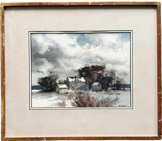 TOM NICHOLAS (b. 1934, American) New England Landscape