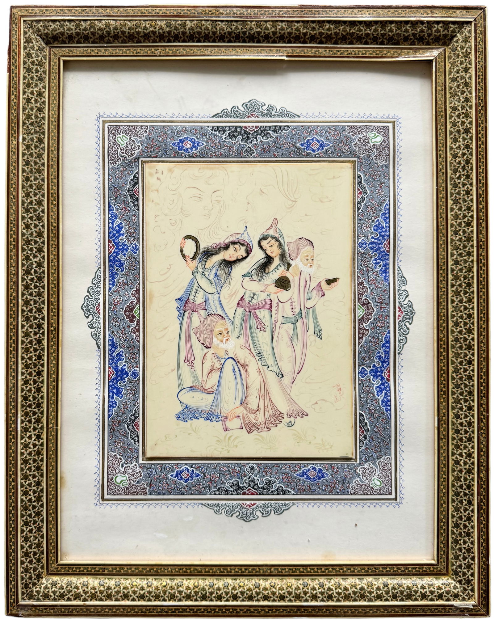 Vintage Persian School Painting (1 of 2)