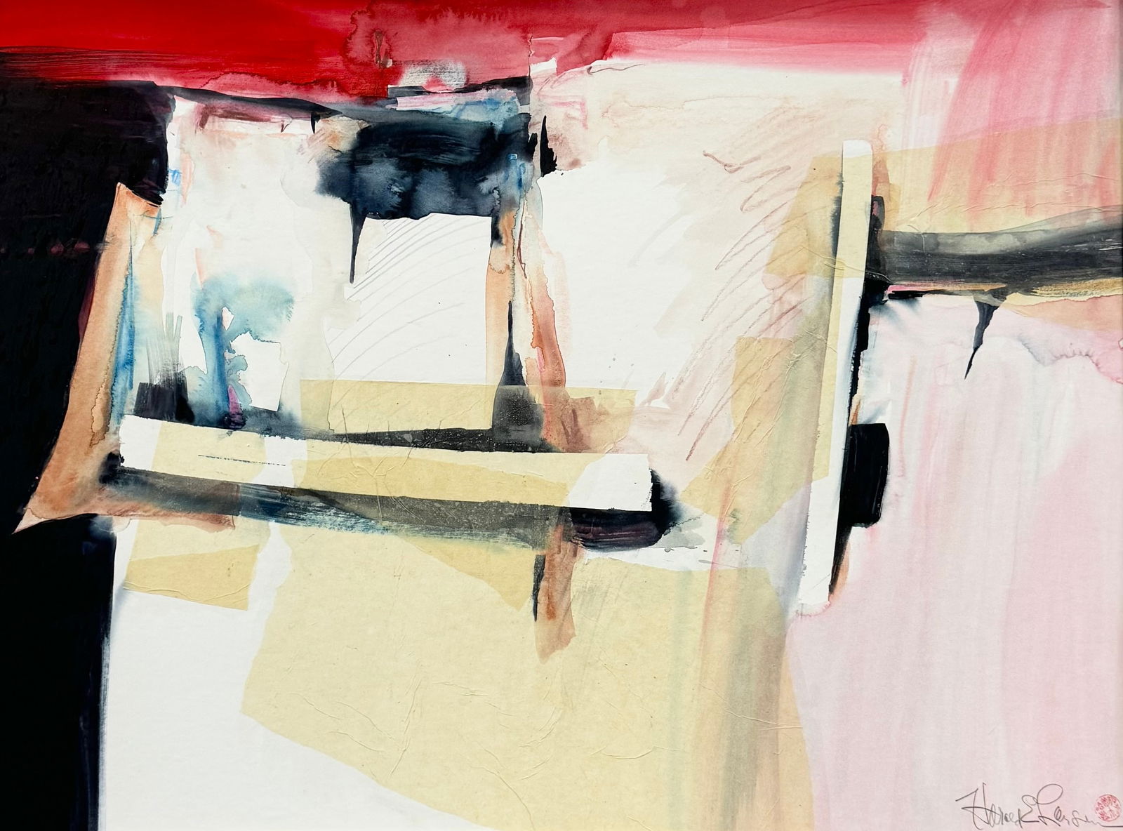 HAROLD (Hal) E. LARSEN (b. 1935, New Mexico) Abstract (1 of 2)