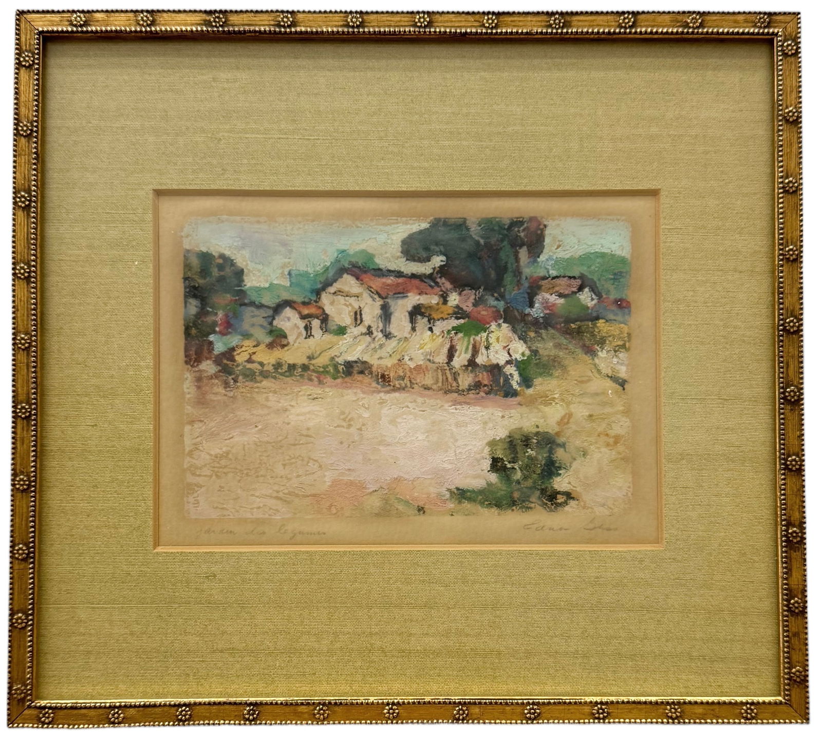 EDNA GAS (20th c, American) French Impressionist Landscape, Philadelphia Artist (1 of 4)