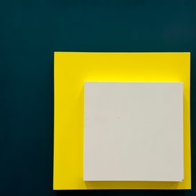 Contemporary Geometric 3D Abstract Painting On Wood