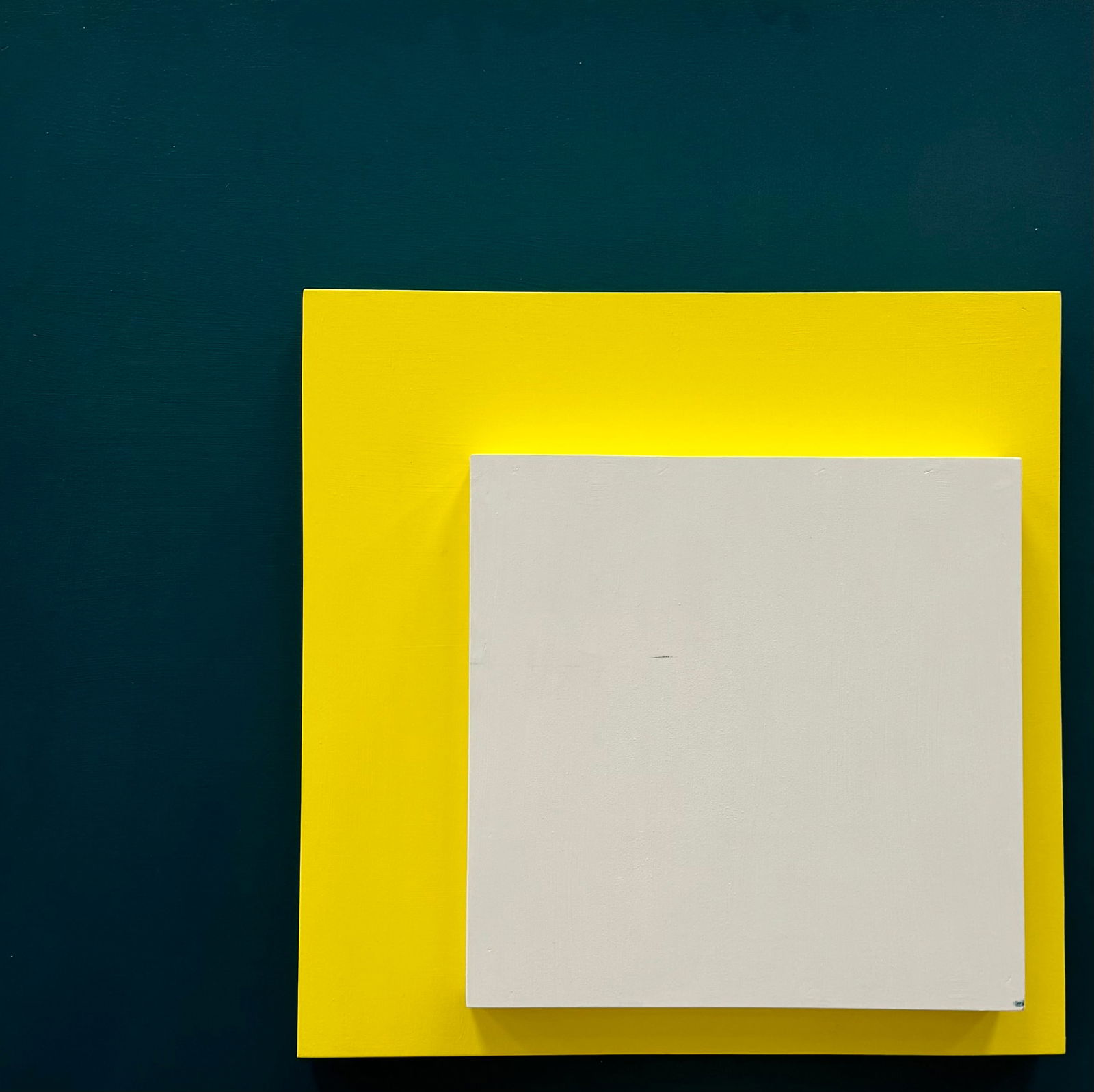 Contemporary Geometric 3D Abstract Painting On Wood (1 of 3)