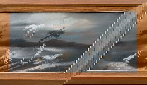 CHARLES OBAS (1927-1968, Haitian) Tropical Storm