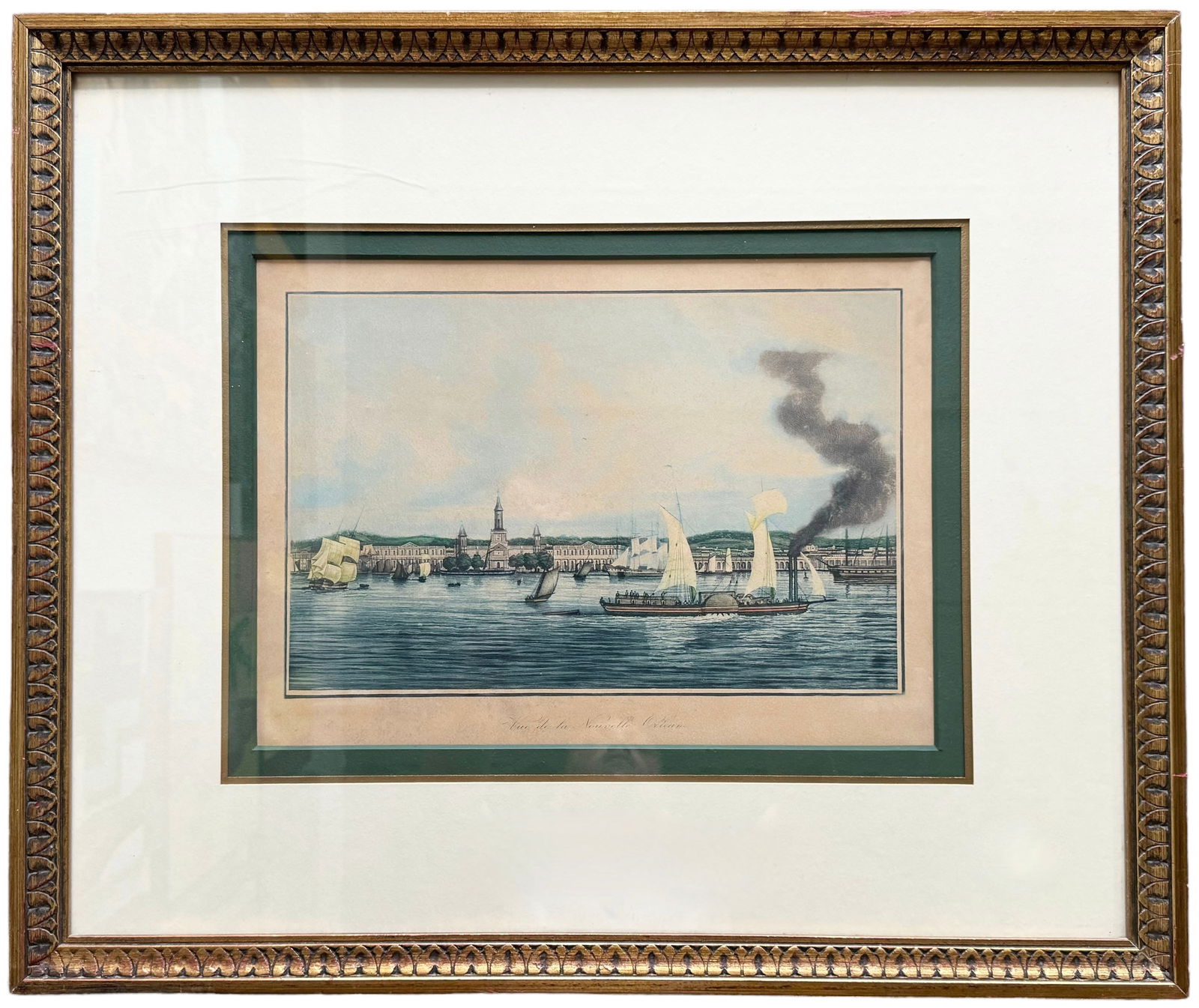 Ambroise Louis Garneray, 19th Century French Aquatint Of New Orleans (1 of 3)