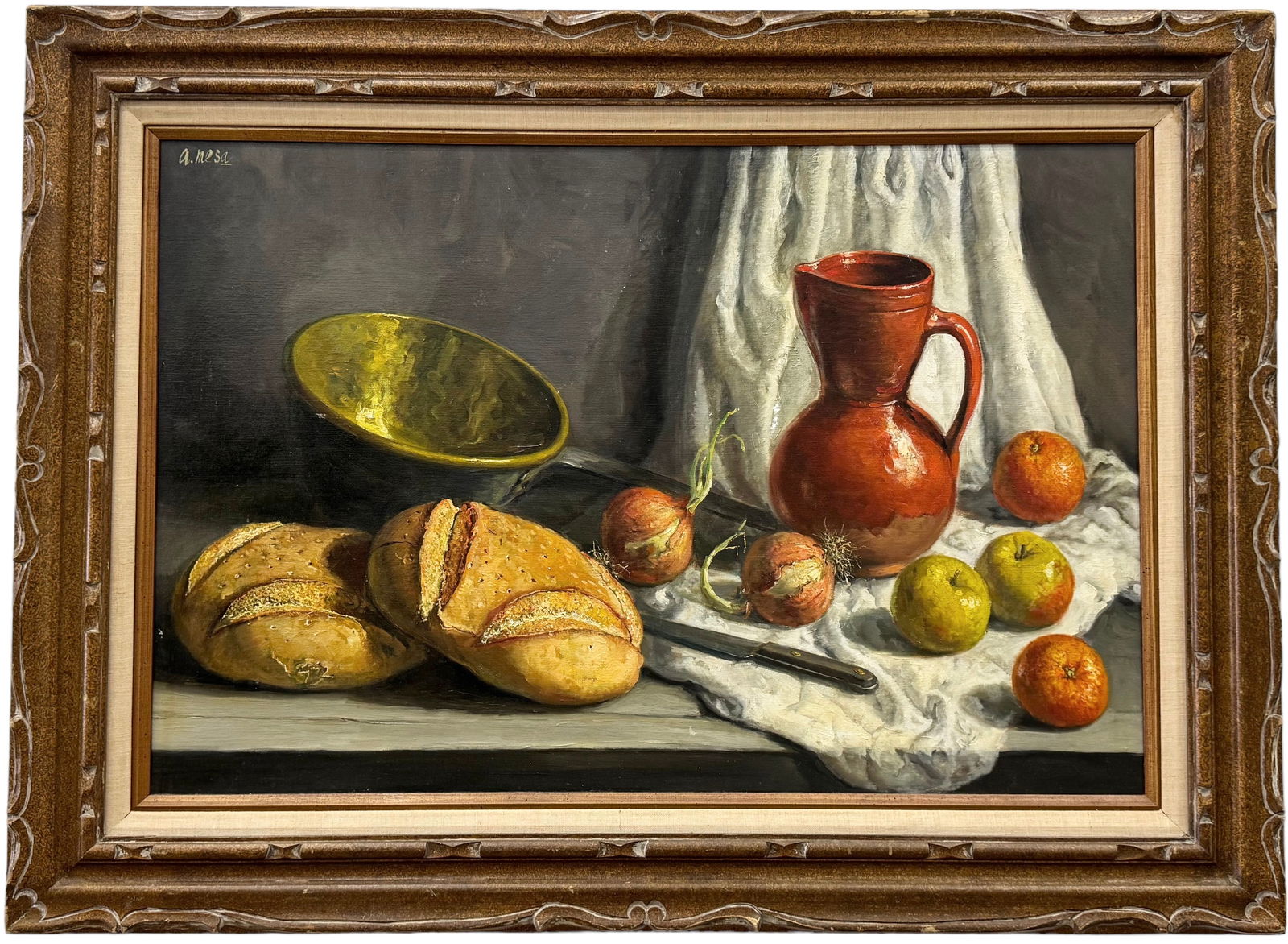 ANTONIO MESA (20th c, Spanish) Still Life (1 of 4)