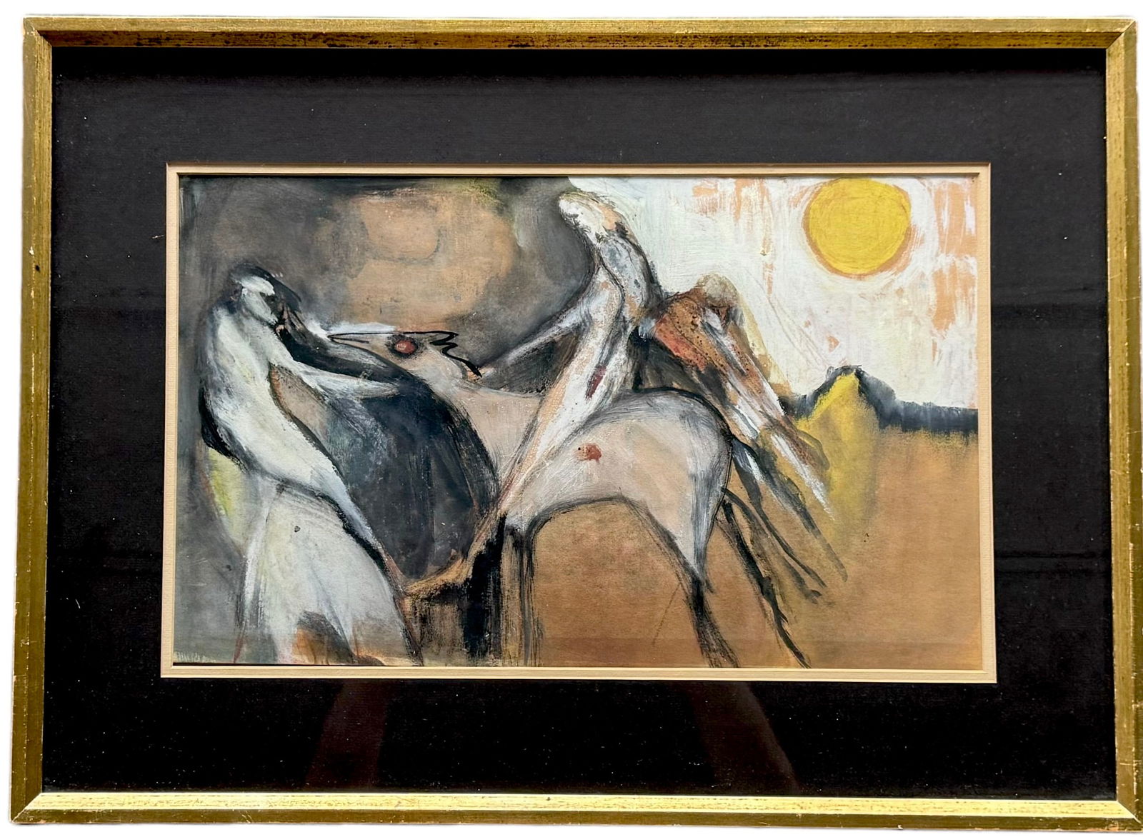 MId-Century Modern Italian School Figures w/ Horse, Unsigned (1 of 3)