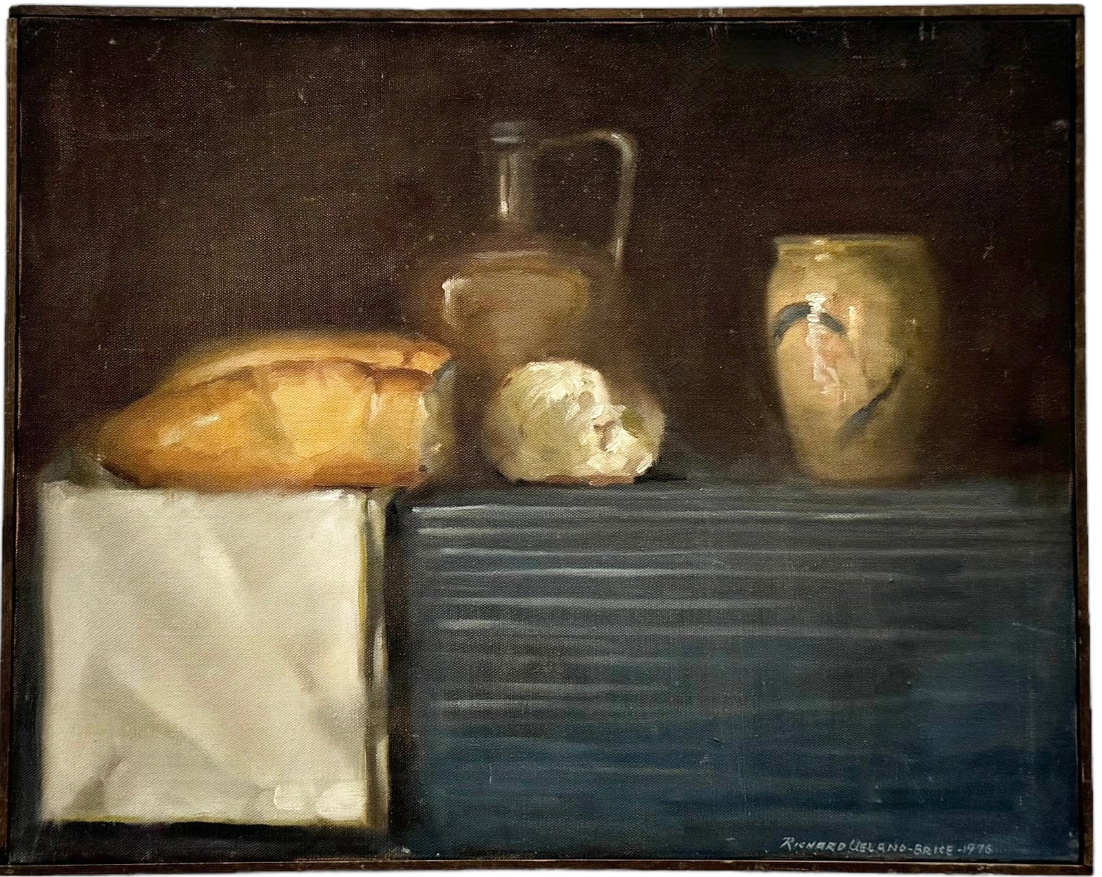 RICHARD A. UELAND-BRICE (20th c, American) Still Life, Florida Artist: Oil on canvas 20 x 16 in
