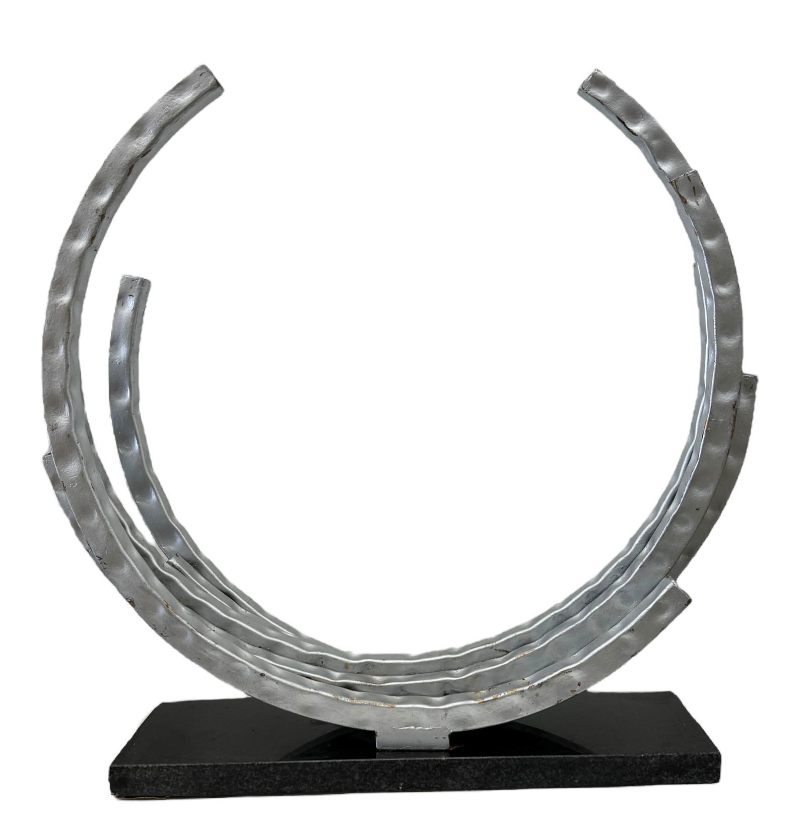 Mid-Century Modern American School Wrought Iron Polychrome Abstract Sculpture (1 of 2)