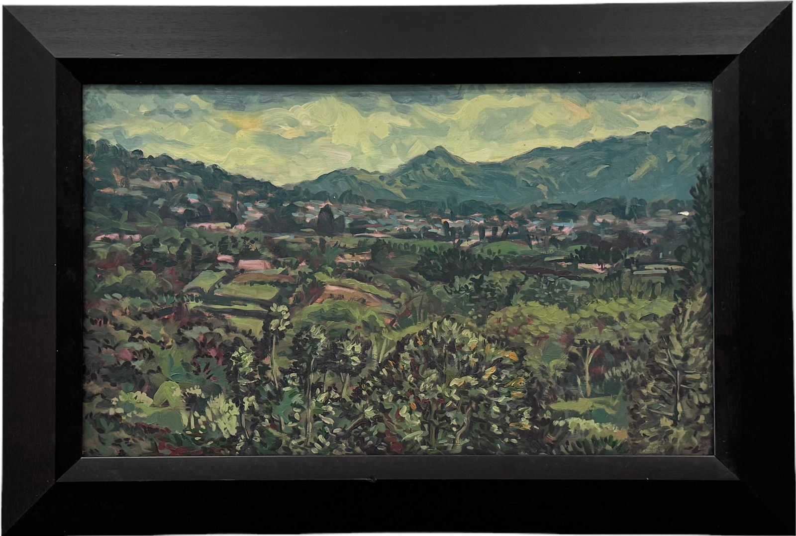 Latin American School Impressionist Landscape Oil Painting, Unsigned (1 of 2)