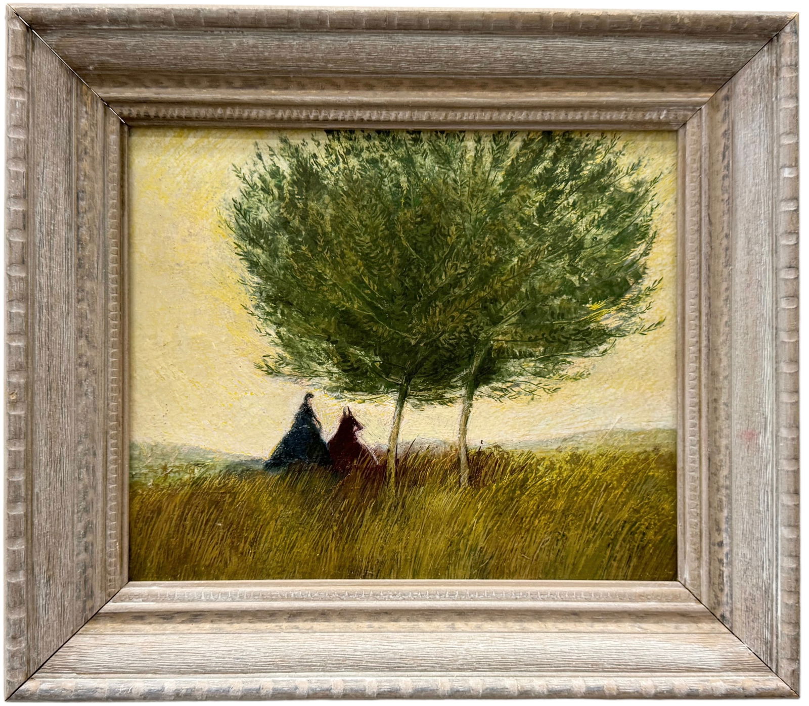 Franz Leitenmeier Lauingen, German School Modernist Landscape With Figures (1 of 3)