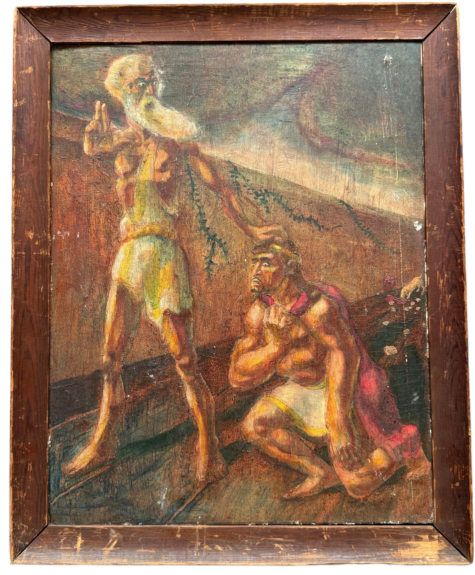 American School Possible WPA Mural Study Unsigned (1 of 5)