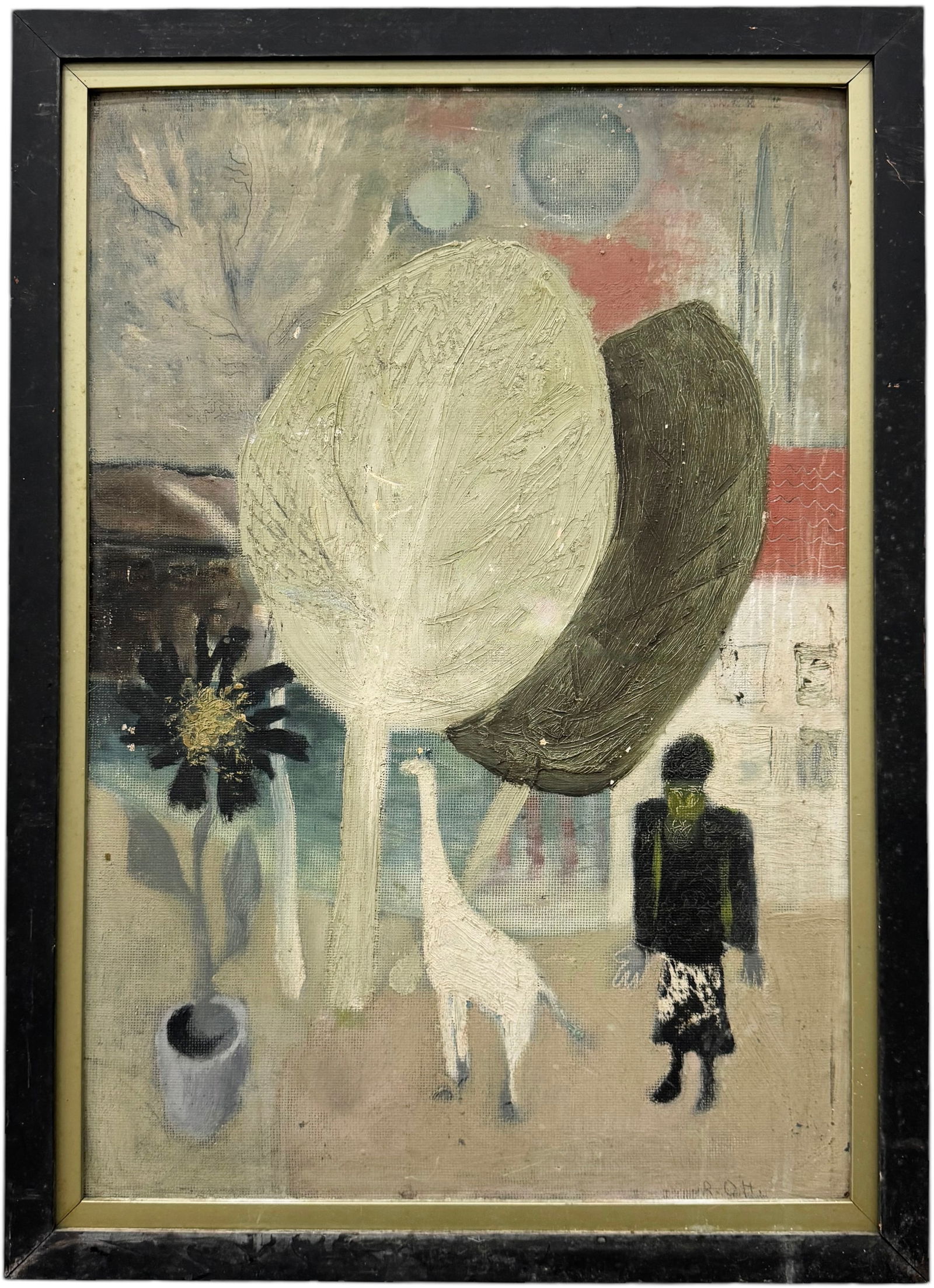 German School Modernist 1930's Abstract Monogrammed ROH (1 of 7)