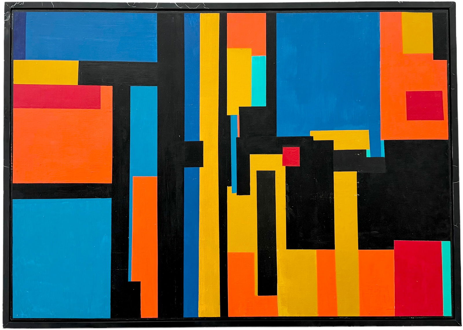 RICK WILLIAMS (21st c, American) Monumental Geometric Hard Edge Abstract (1 of 4)