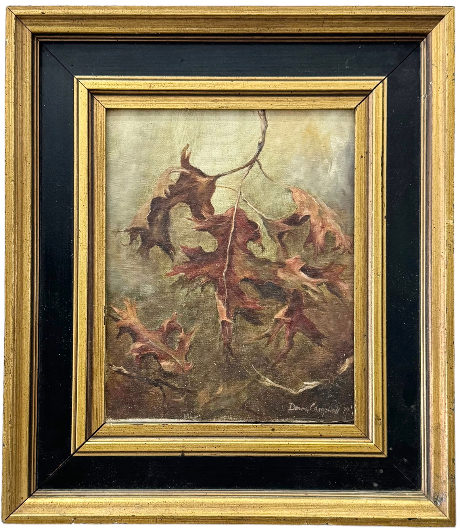 DONNA CAMPBELL (20th c, American) Fall Leaves (1 of 3)