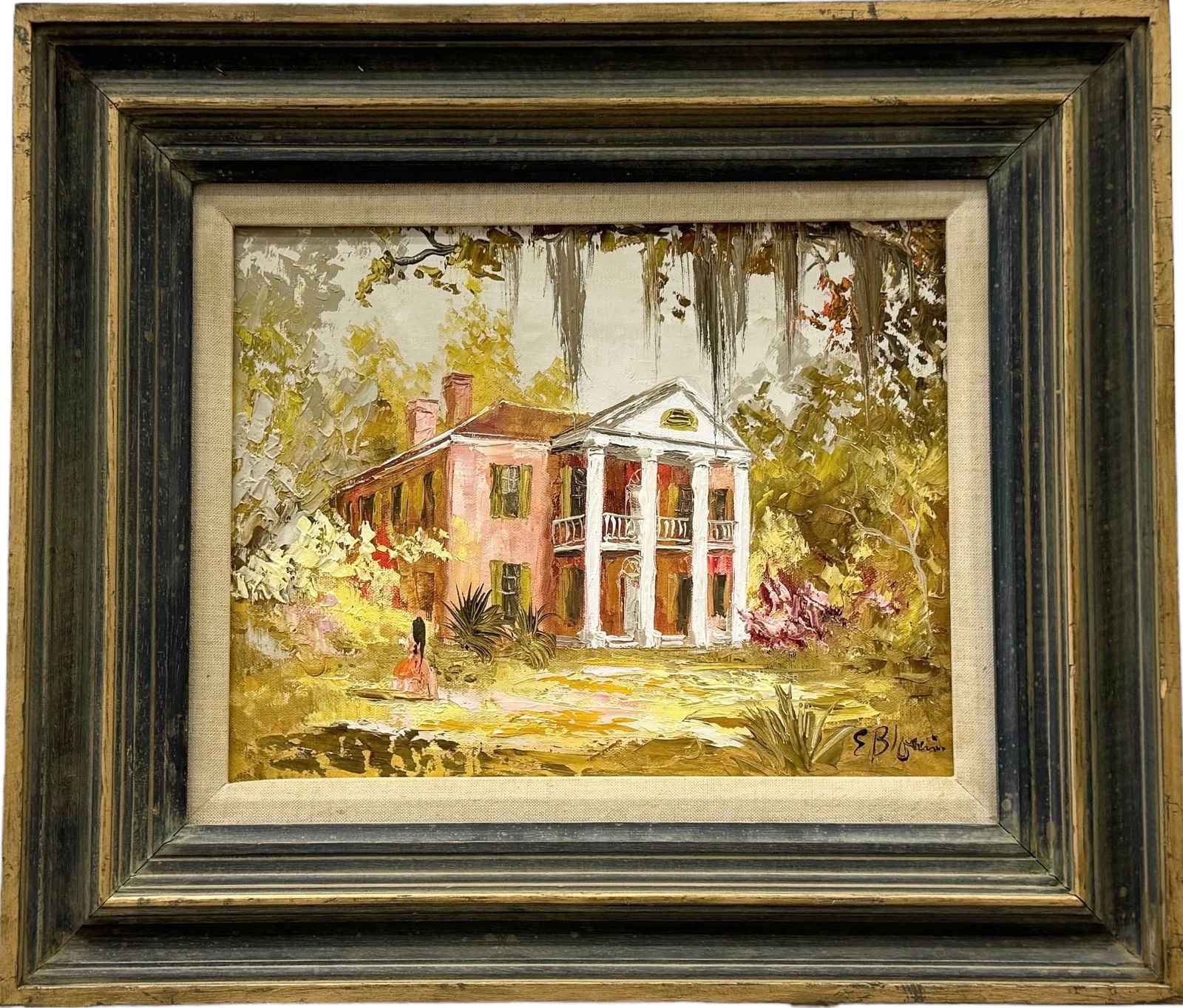 EDMUND "ED" BLOUIN JR (b. 1941, American) Southern House, New Orleans Artist (1 of 3)