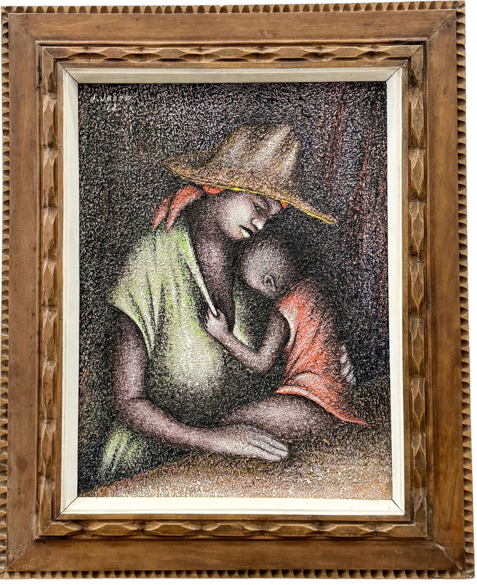 JOSEPH JACOB (1924-2006, Haiti) Mother & Child (1 of 3)
