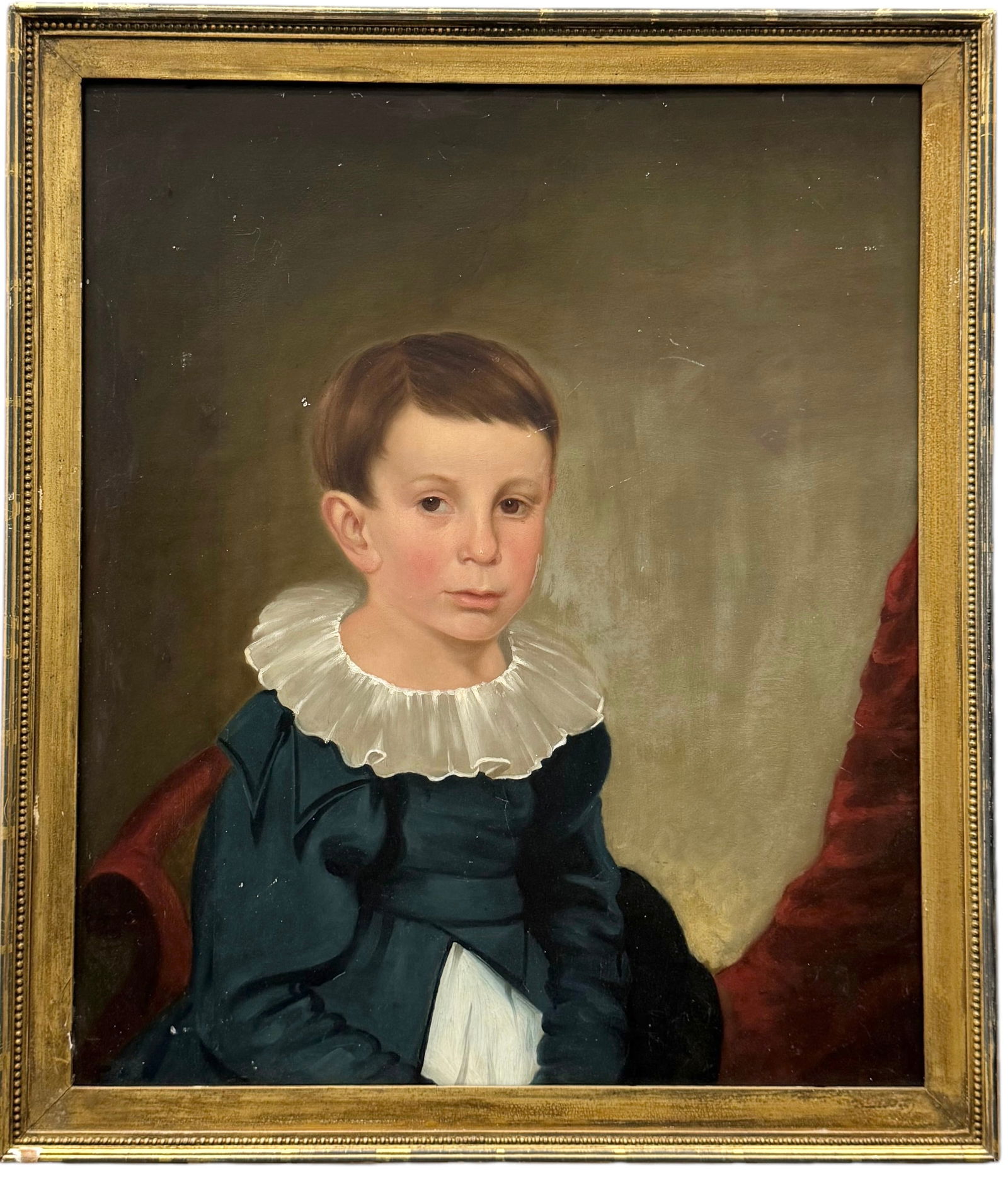 Antique American School Portrait Of A Young Boy (1 of 3)