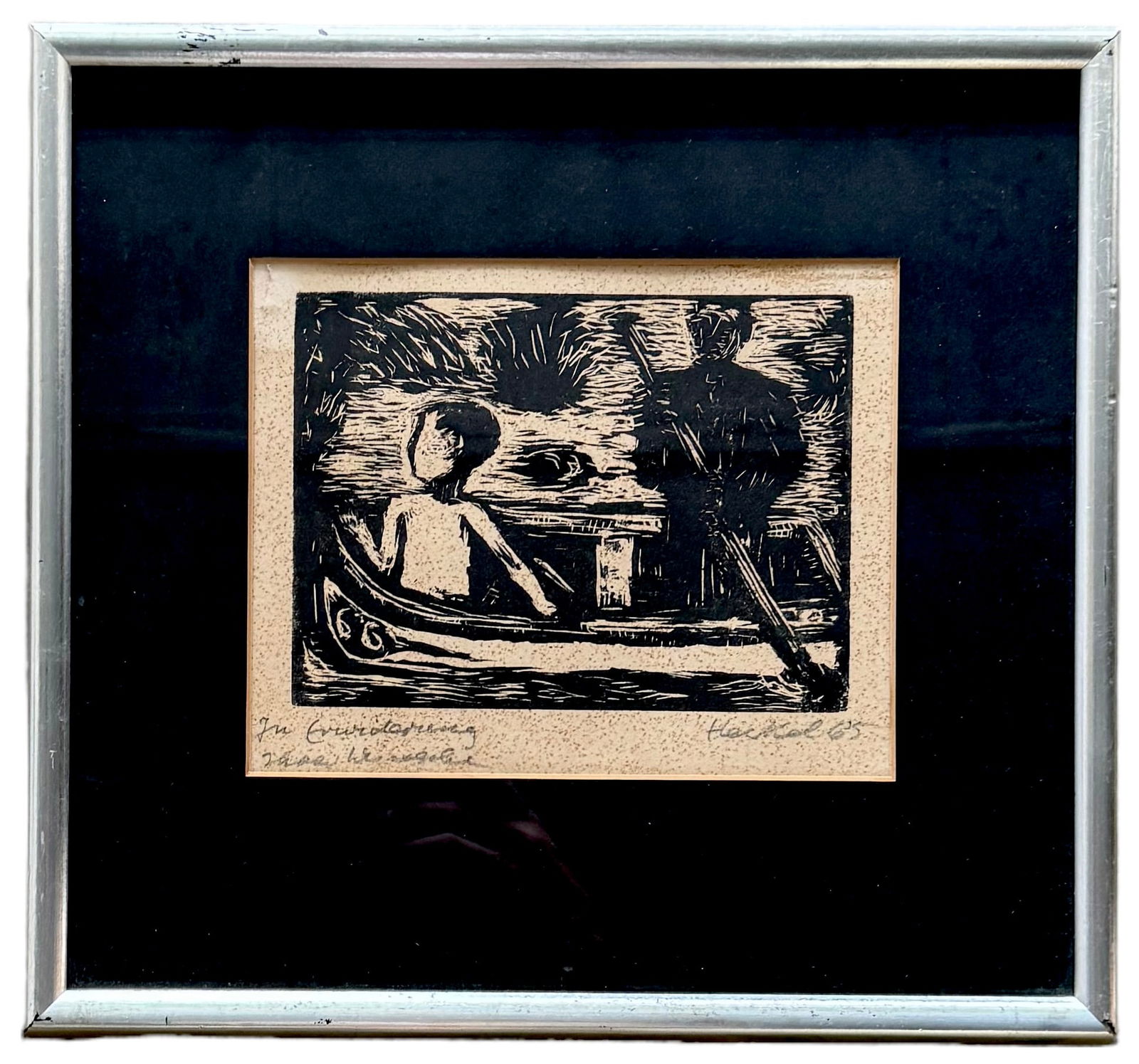 Erich Heckel Pencil Signed Woodcut Important German Expressionist (1 of 4)