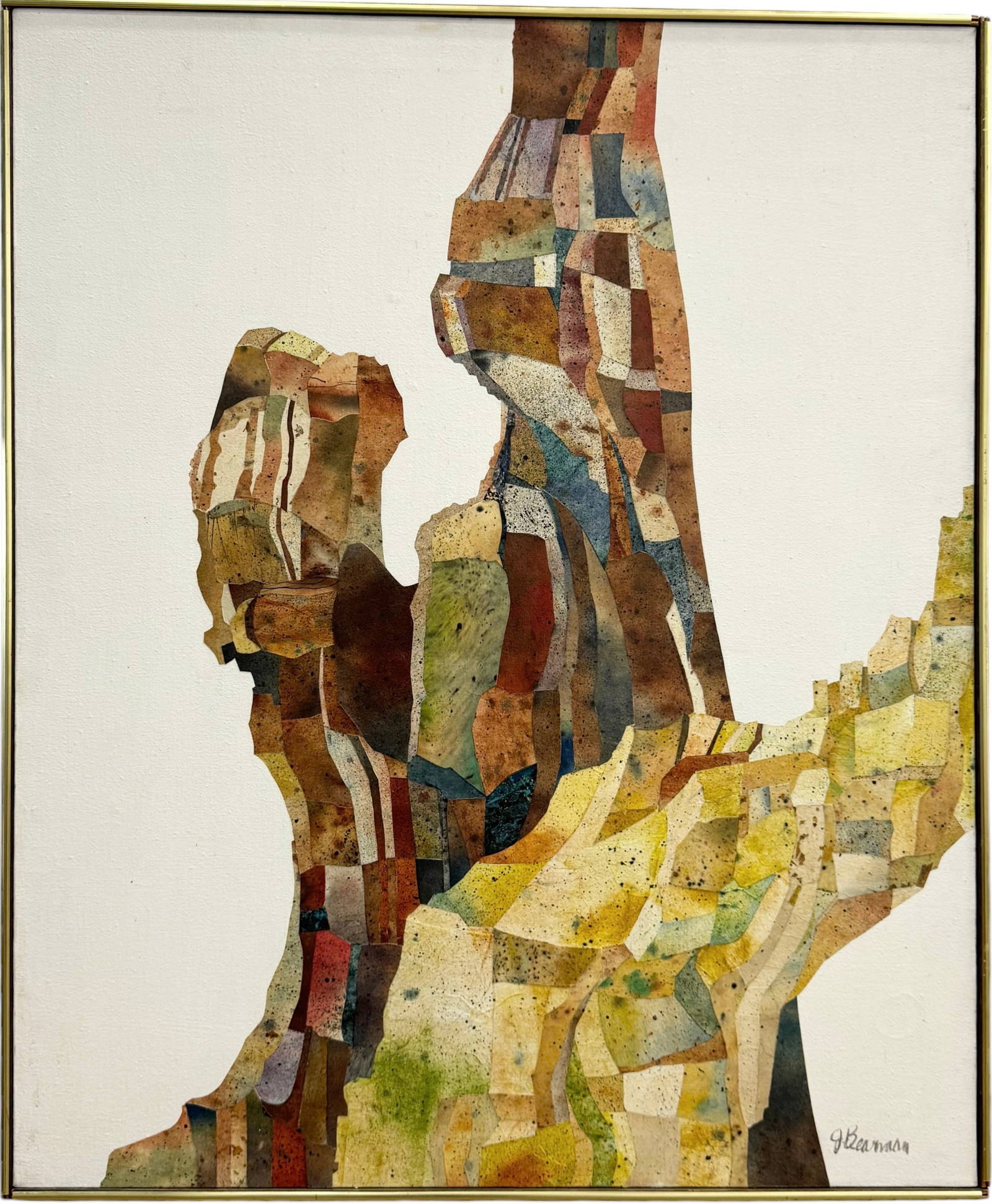 Jane Bearman 20th C Jewish American Livingston Nj Art Mcm Abstract