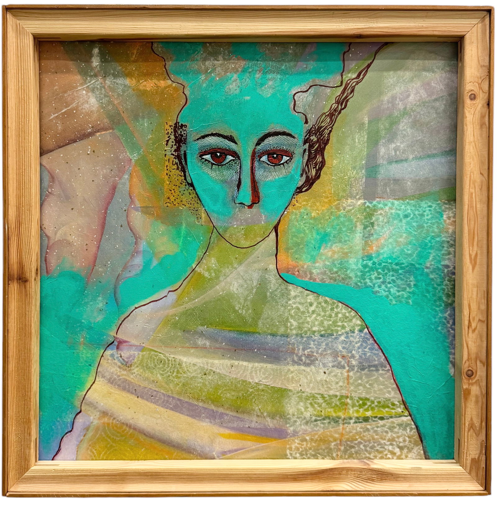 Contemporary Figural Abstract, Unsigned (1 of 2)