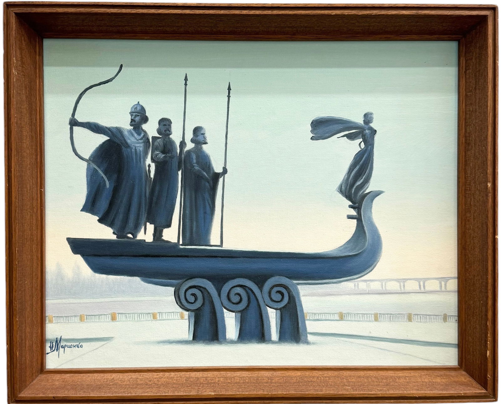 NIKOLAY MARCHENKO (20TH c, Russian) Soviet Statues (1 of 3)