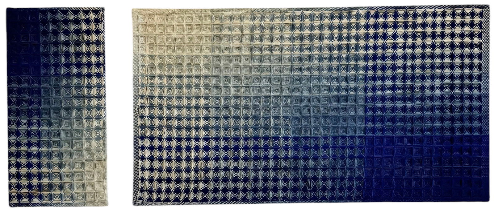 Vintage Modern Wall Tapestry Diptych Signed On Back (1 of 10)