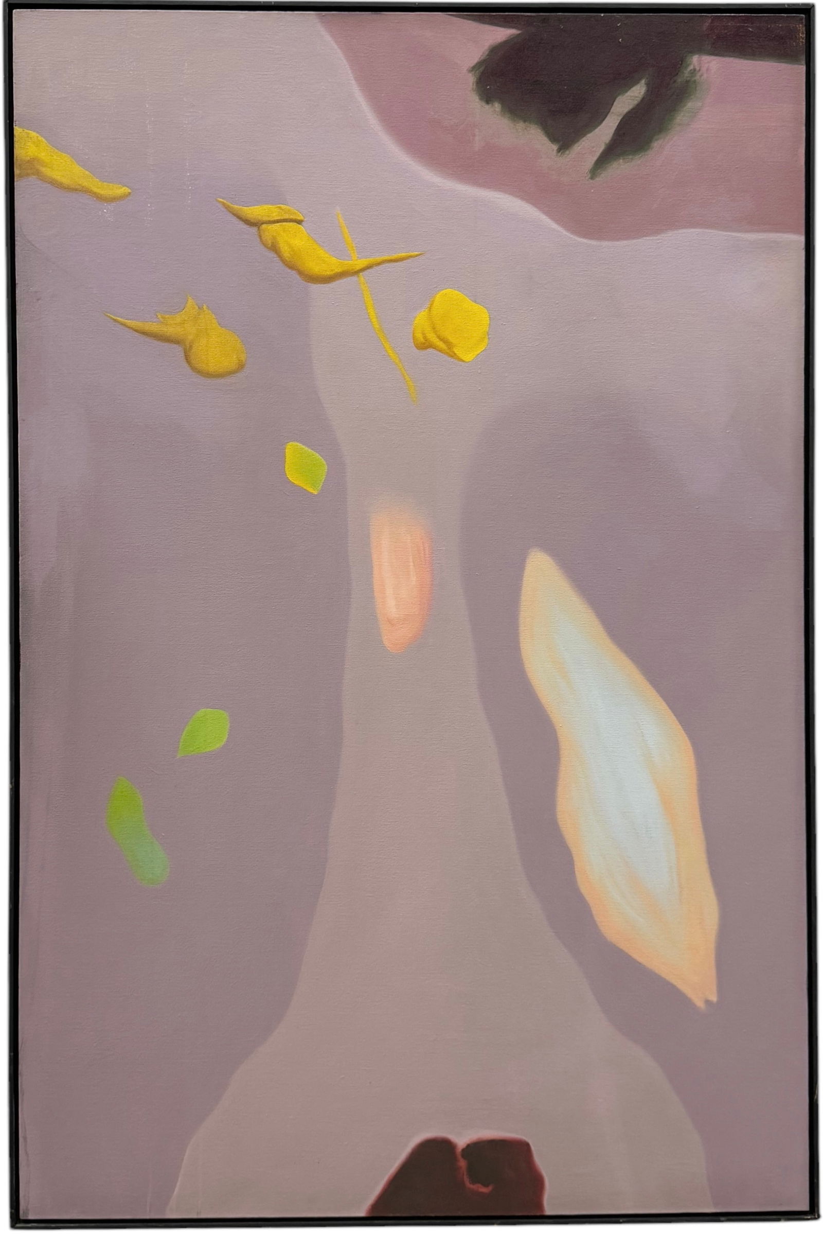 Monumental Mid-Century European School Abstract Painting Oil On Canvas (1 of 2)