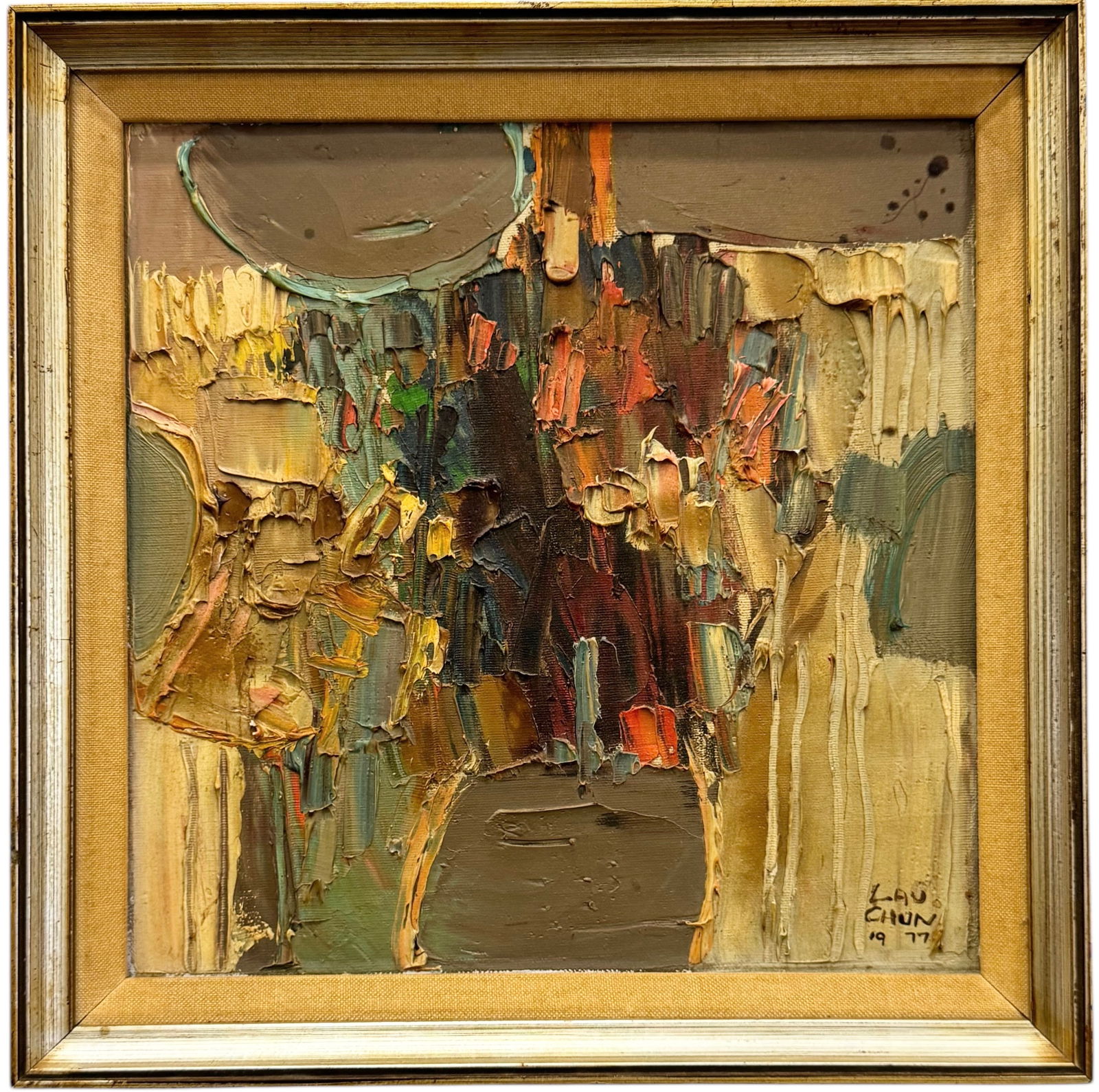 LAU CHUN (b. 1942, Chinese) Abstract Expressionist, Hawaii Artist (1 of 3)