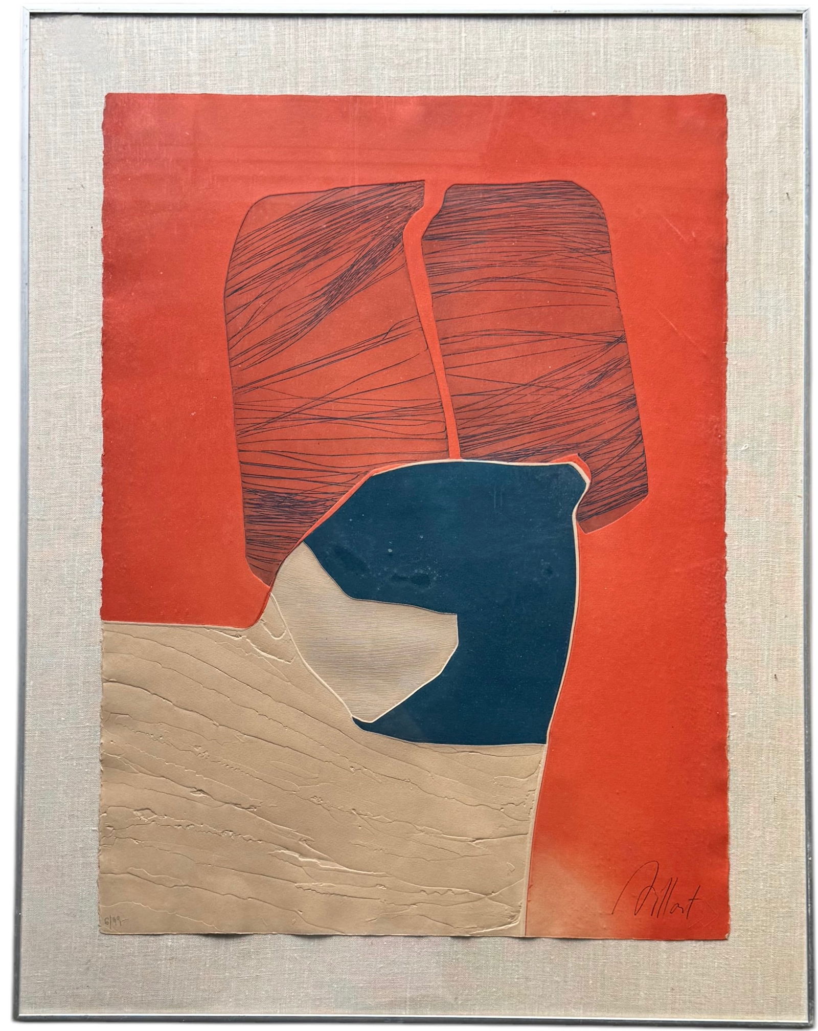 Gilou Brillant, Aquatint Etching with Carborundum (1 of 3)