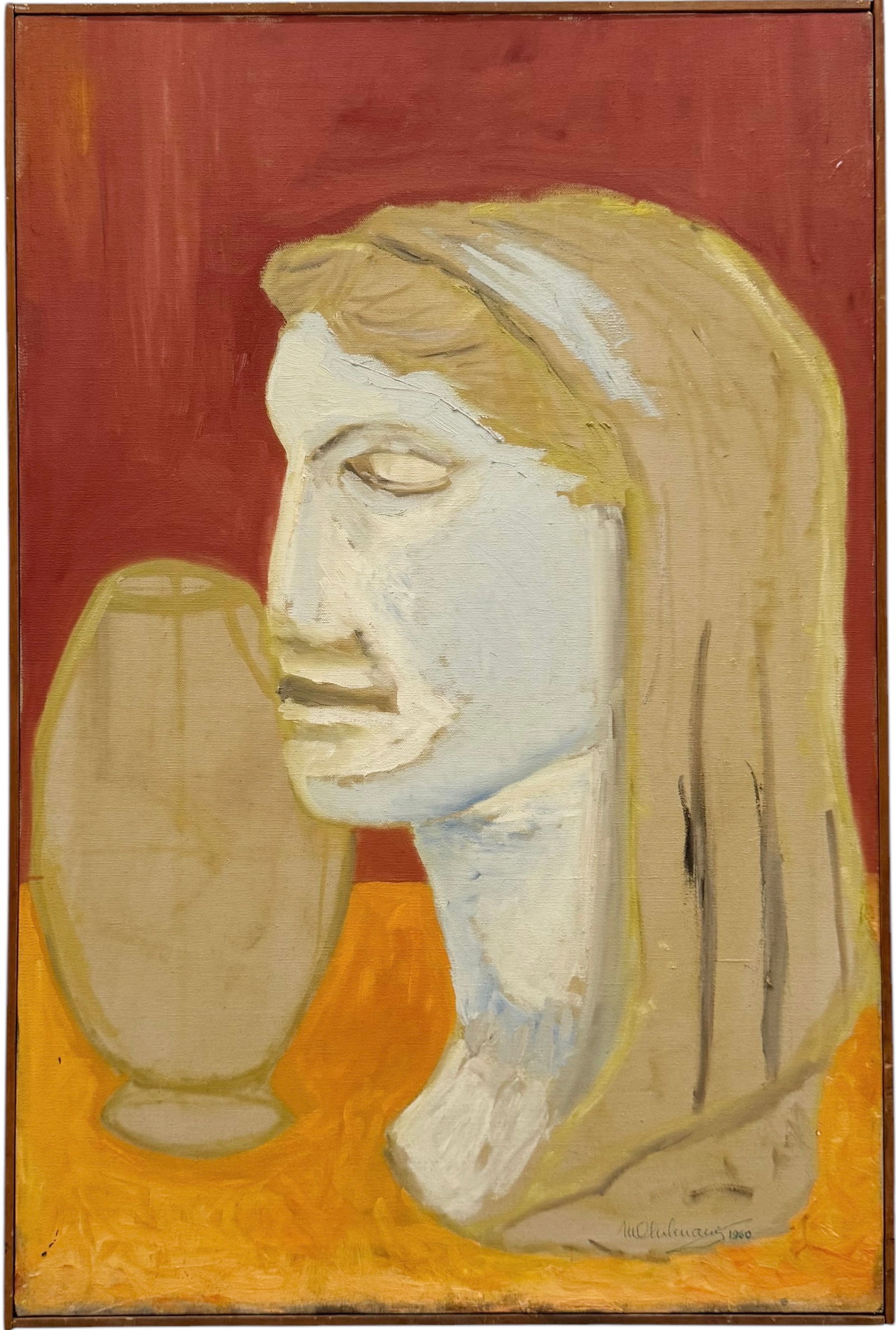 Mid-Century American School Modernist Abstract Surrealist Still Life Signed (1 of 4)