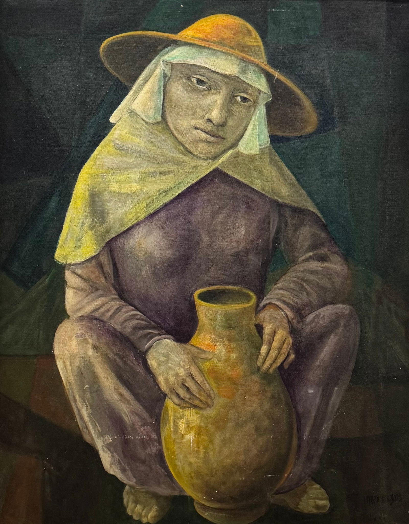 HARRY ELSAS (1925-1994, Brazilian) Figure In Hat (1 of 5)