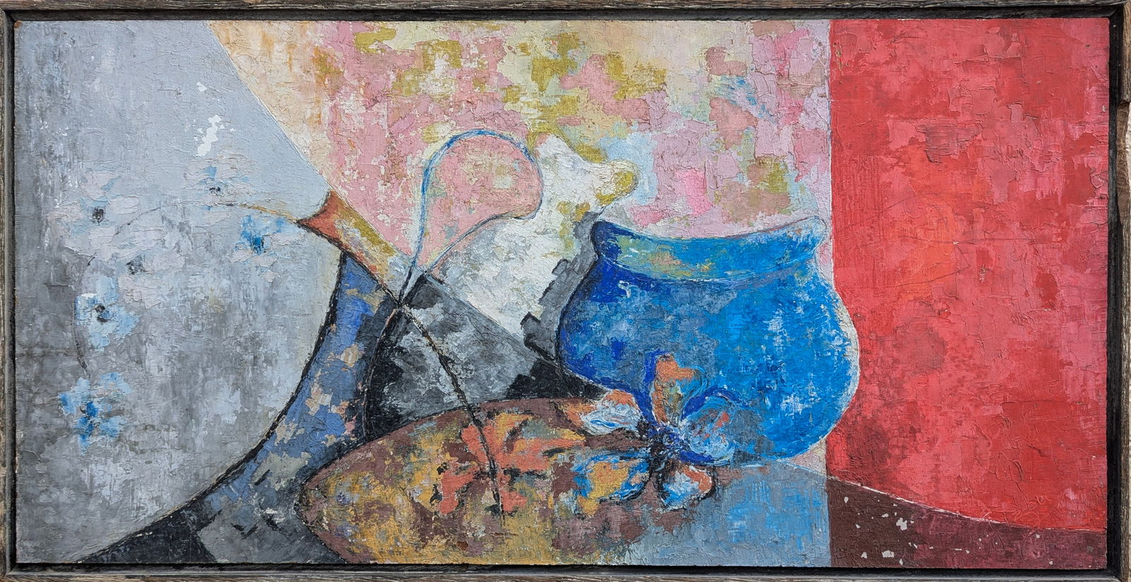 GIZOU LAMOTHE (20th c, Haiti) Still Life 1970 (1 of 4)