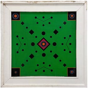 EDWARD WASSER (1920-2003, American) Geometric Abstract, Boston Artist