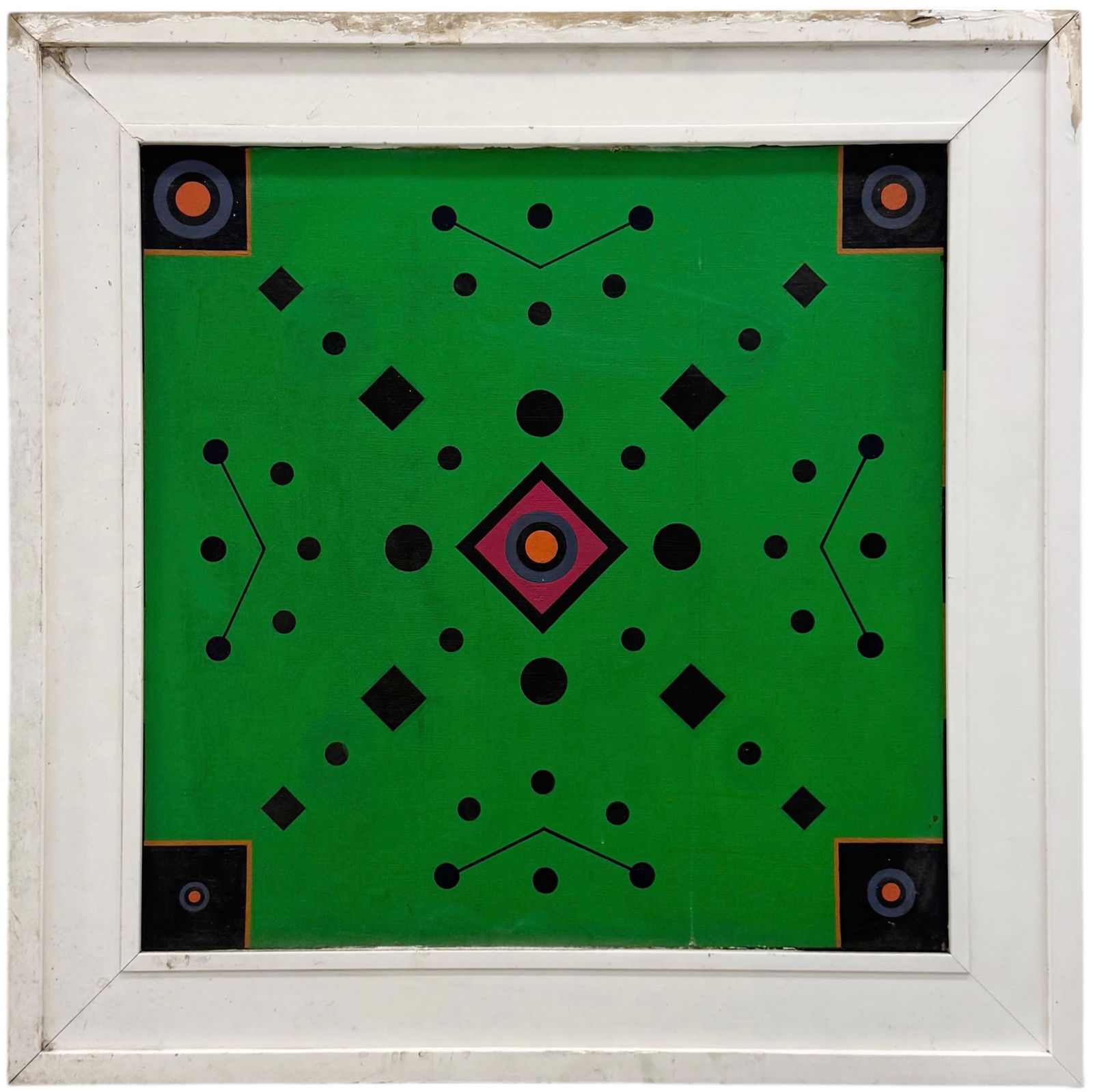 EDWARD WASSER (1920-2003, American) Geometric Abstract, Boston Artist (1 of 3)