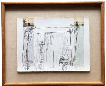 MARY RISTOW (b. 1953, American) Abstract, Imporant Wyoming Artist, Nicely Framed