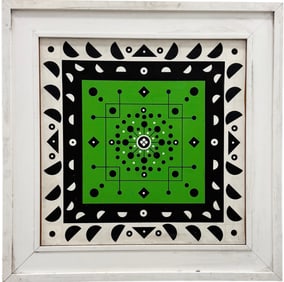 EDWARD WASSER (1920-2003, American) Geometric Abstract, Boston Artist