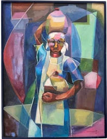 Dieudonne L Cedor (b. 1925, Haitian) Modernist