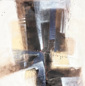 ALBERTO DONAT (20th c, Cuban) Large Abstract