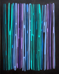 MARCO BERIA (b. 1956, Venezuela) Monumental Abstract Painting 60 x 48 in