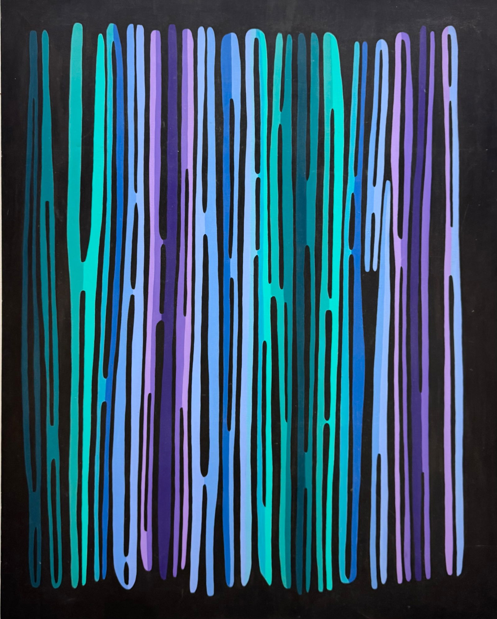 MARCO BERIA (b. 1956, Venezuela) Monumental Abstract Painting 60 x 48 in (1 of 2)