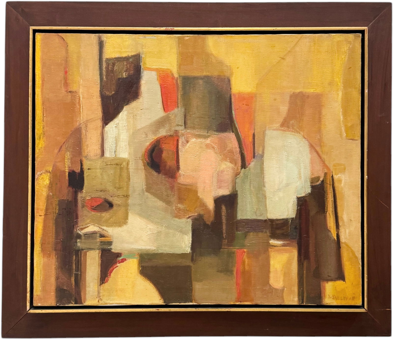 Mid-Century Modern Still Life Signed Exhibited Providence Rhode Island Nicely Framed (1 of 3)