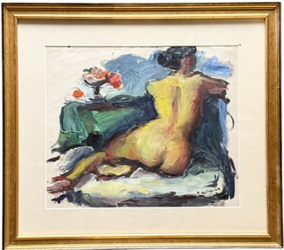 HERMAN HEIMLICH (1904-1986, Canadian) Nude, Hungarian Artist
