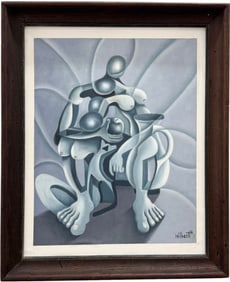 WILBER HERERRA ORTIZ (20th c, Mexico) Merida Artist, Cubist