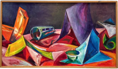 Mid-Century American School Still Life Unsigned