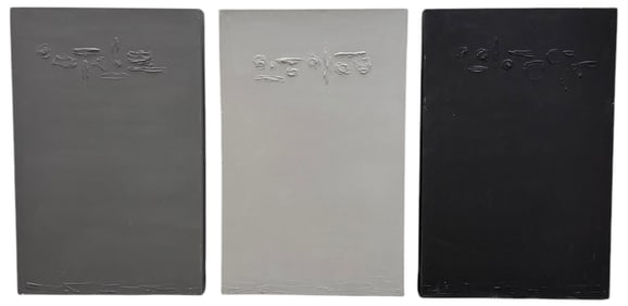 KRISTINA NAZAREVSKAIA Set Of 3 Minimalist Abstracts