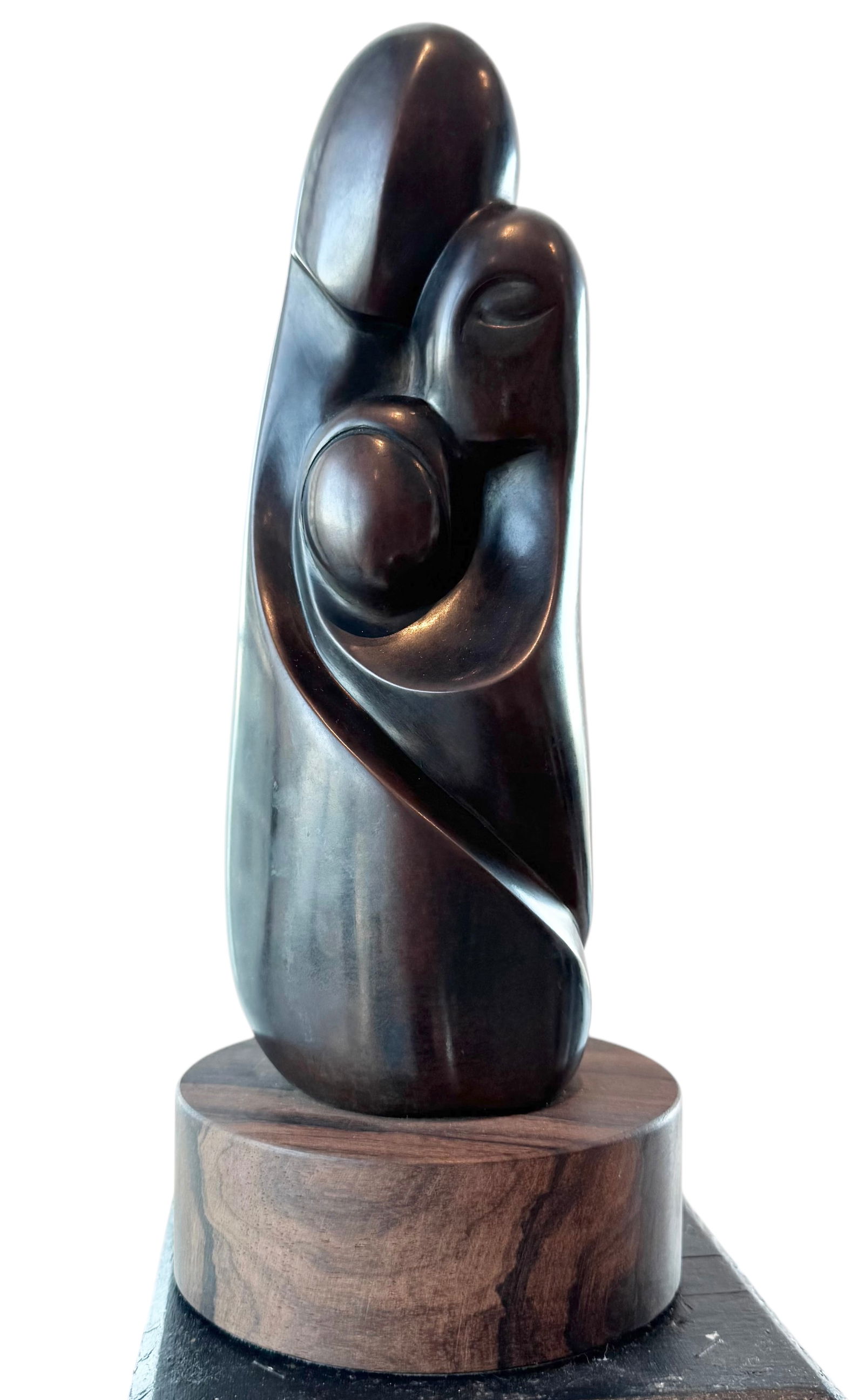 Modernist American School Bronze Sculpture 14" Signed CA (1 of 6)