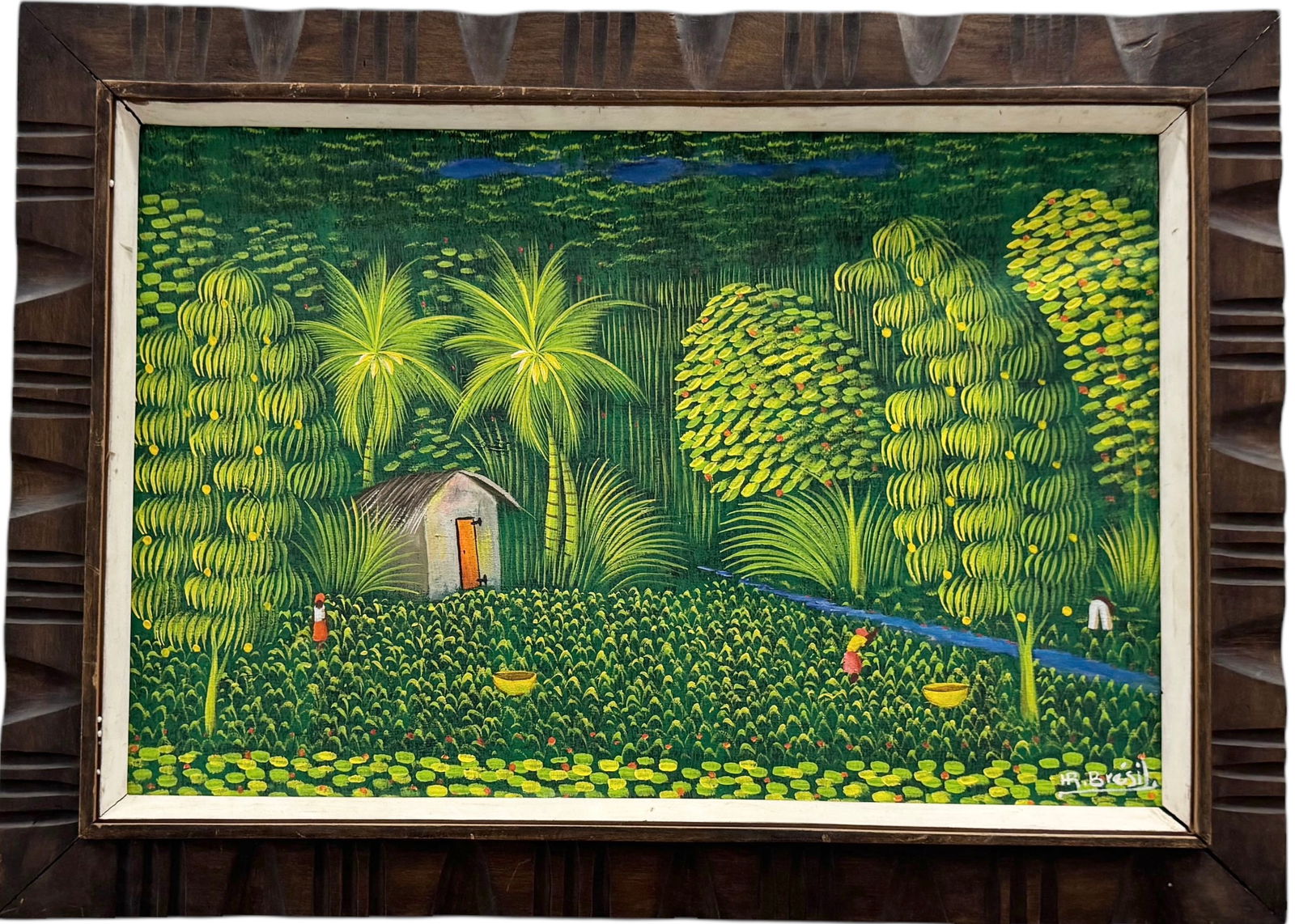 HENRI ROBERT BRESIL (1952-1999, Haitian) Nicely Framed (1 of 3)