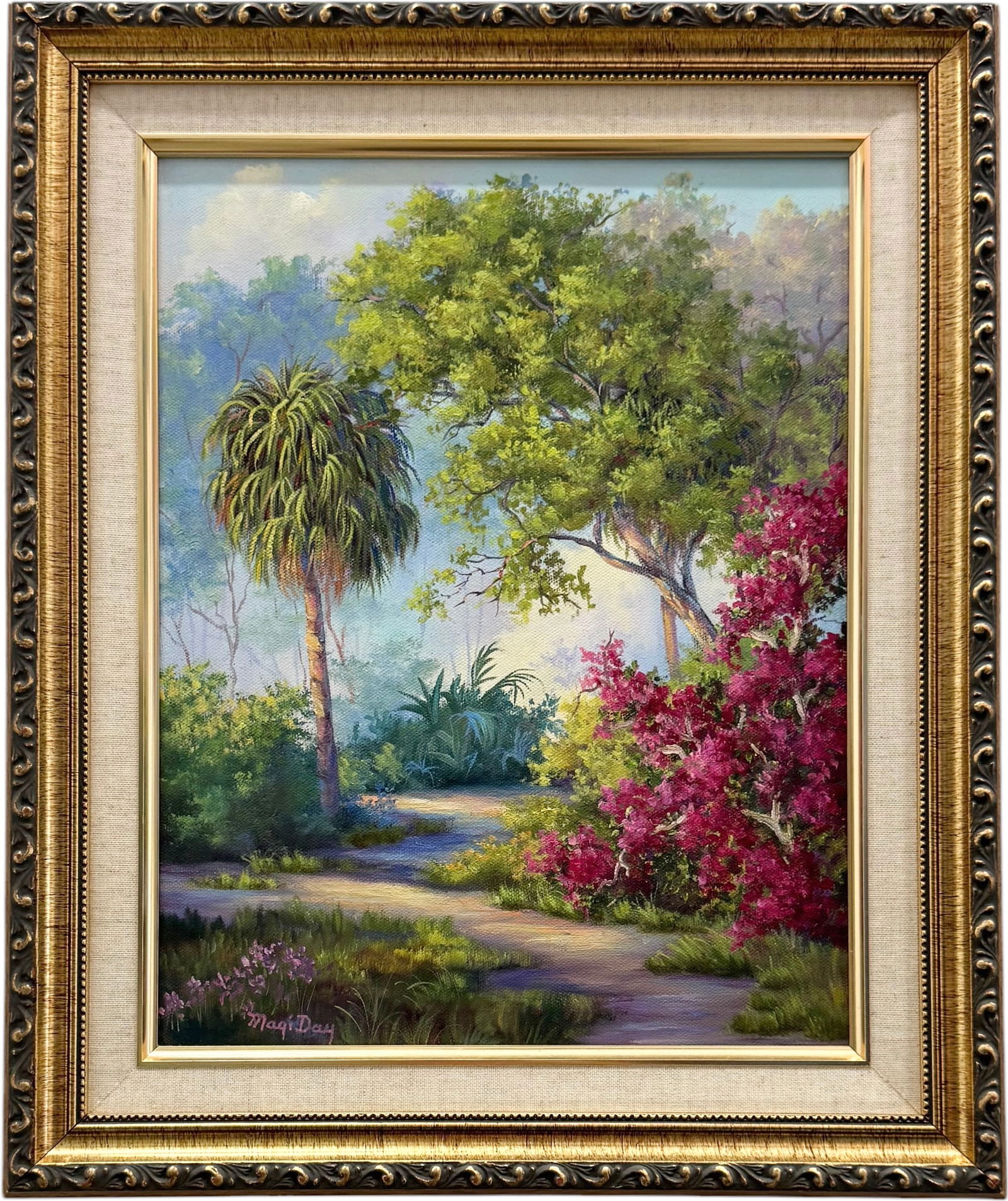 MAGI DAY (20th c, American) Florida Artist Everglades Landscape