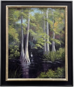 MAGI DAY (20th c, American) Florida Artist, Everglades Landscape